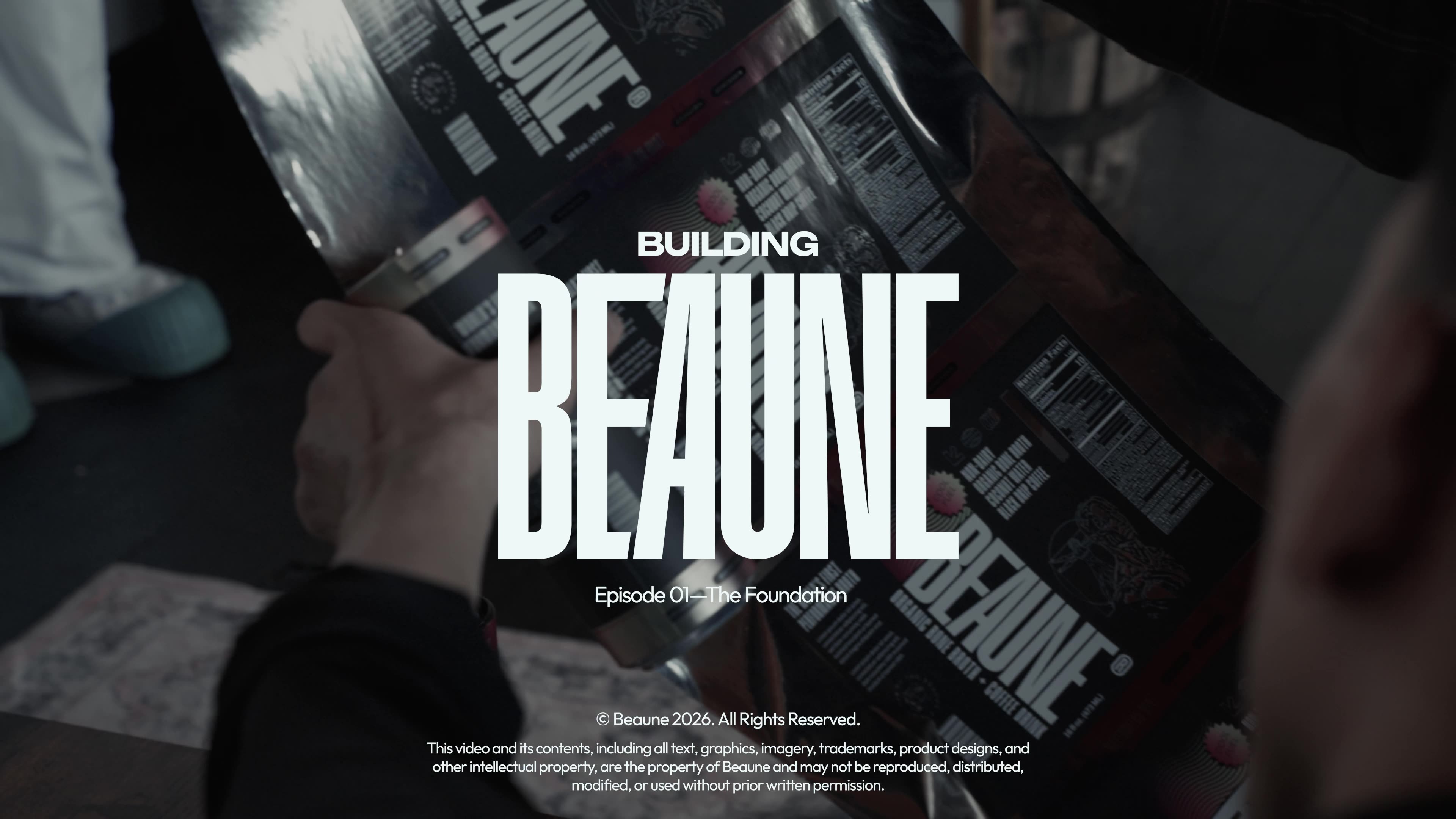 Building BEAUNE episode one title card