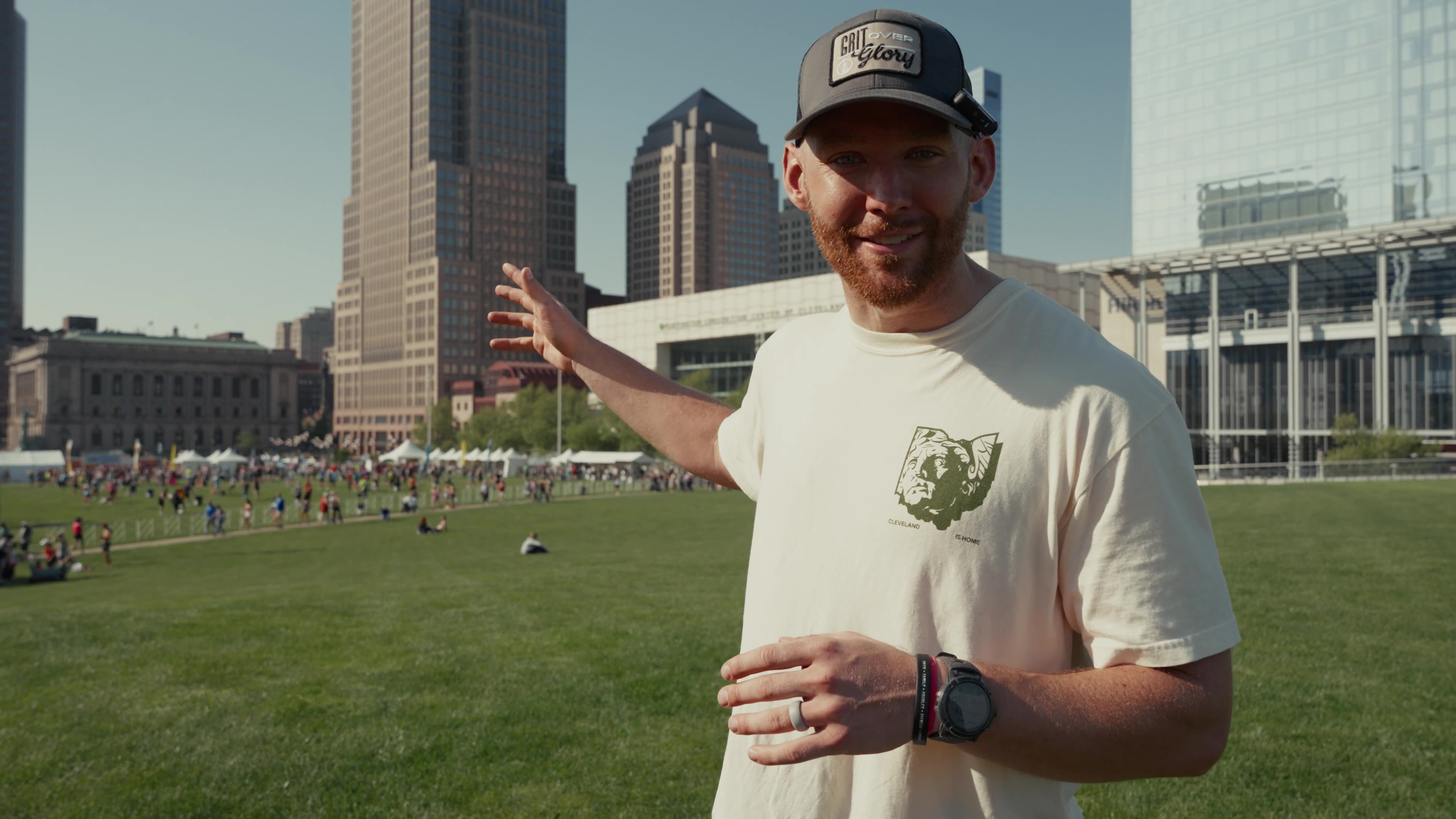 Pete Nelson II at the Cleveland Marathon