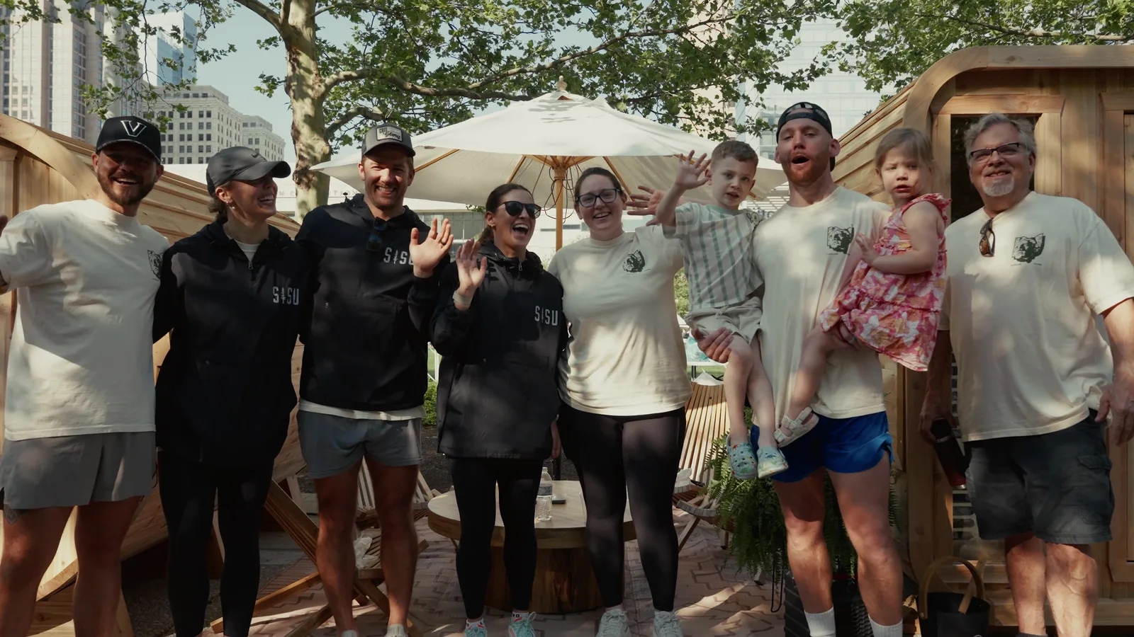 The SISU team at the Cleveland Marathon