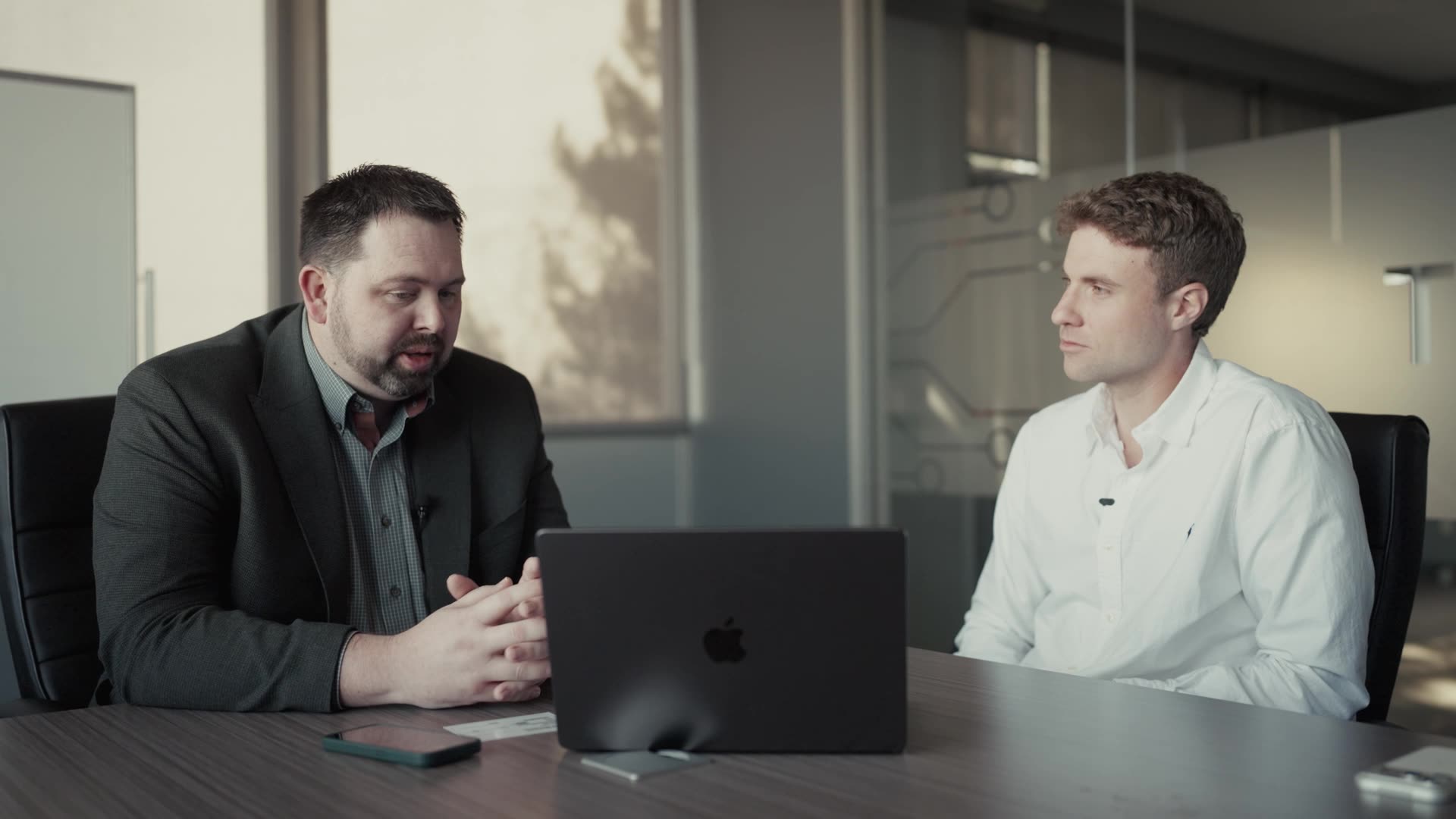 Tennr presenting its voice calling feature to a customer
